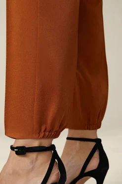Crepe-Hose Im Jogger-Stil In