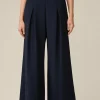 Crepe-Palazzo-Hose In