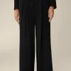 Crepe-Palazzo-Hose In