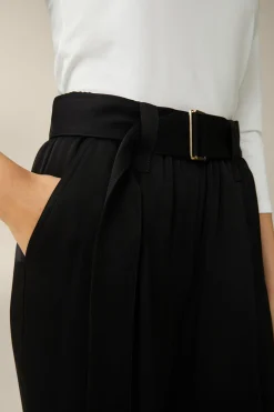 Crepe-Palazzo-Hose In
