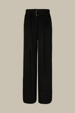 Crepe-Palazzo-Hose In