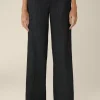 Denim-Palazzo-Hose In
