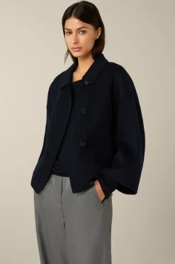 Doubleface-Cape-Jacke In