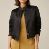 Duchesse-Satin-Blouson In