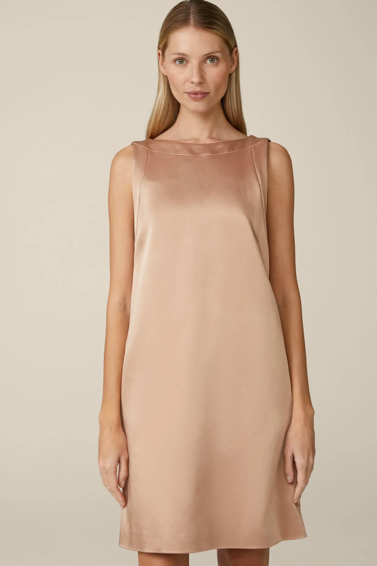 Duchesse-Satin-Cocktail-Kleid In