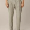 Flanell-Baukasten-Hose Serpo Mit Kreidestreifen In