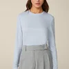 Jersey-Langarm-Shirt Aus Tencel In