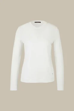 Jersey-Langarm-Shirt Aus Tencel In
