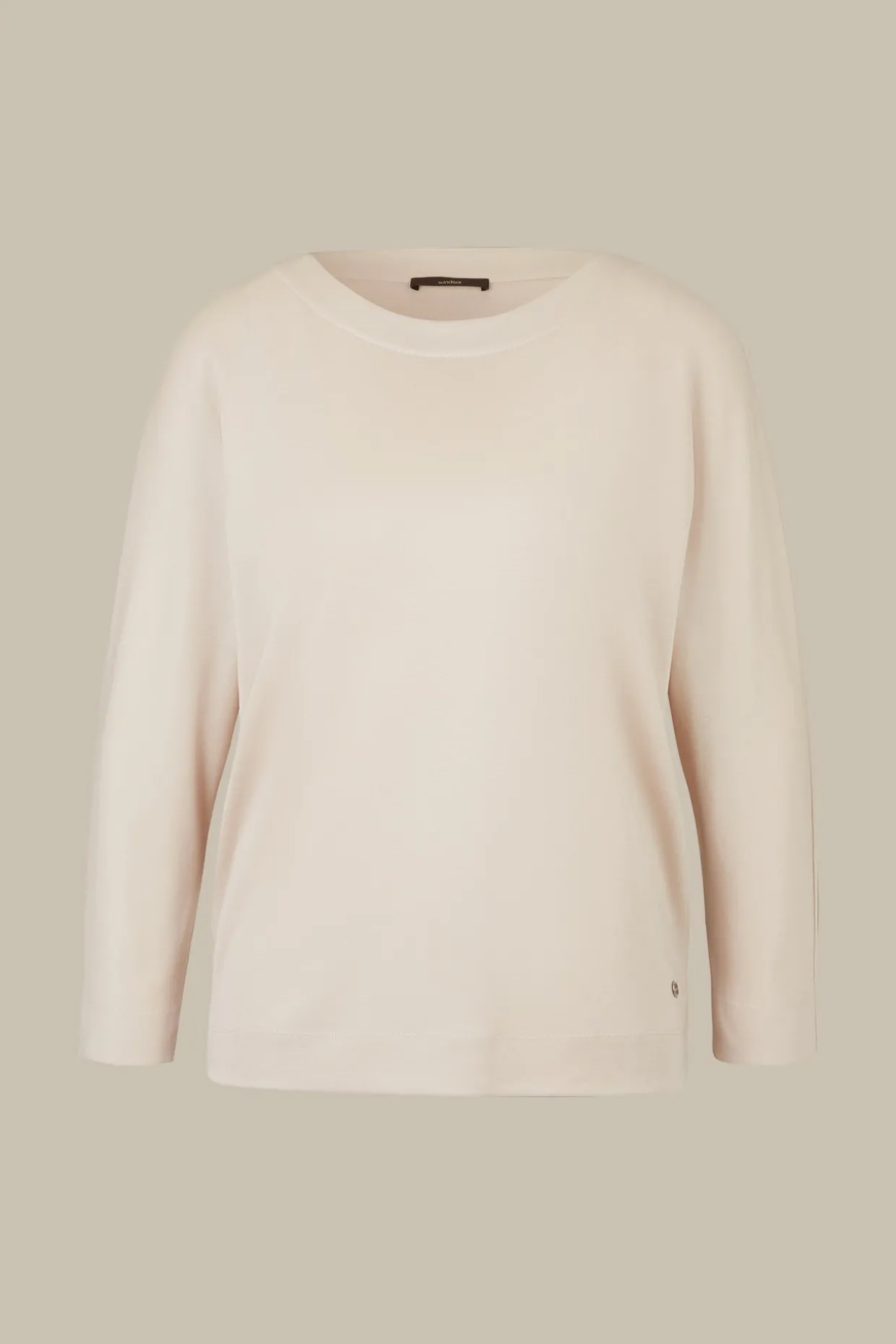 Jersey-Langarm-Shirt Aus Tencel In Hell