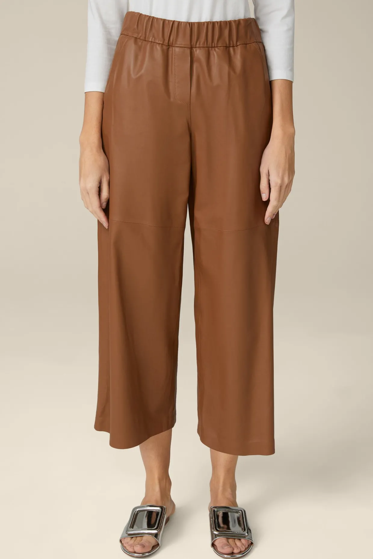 Lammnappa-Leder-Culotte In