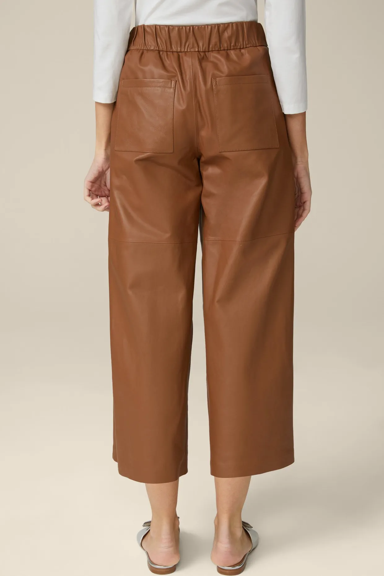 Lammnappa-Leder-Culotte In