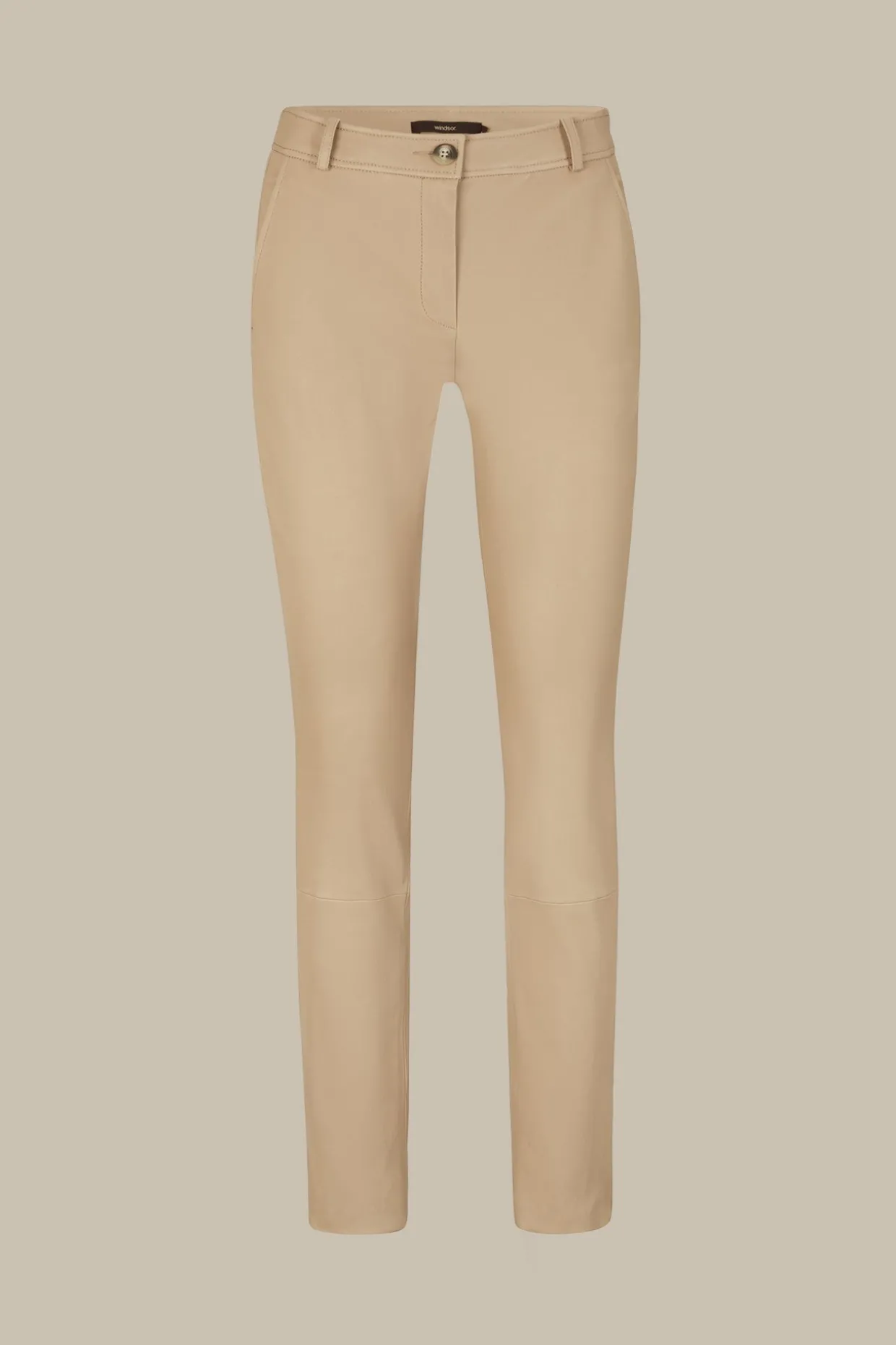 Lammnappa-Leder-Hose In