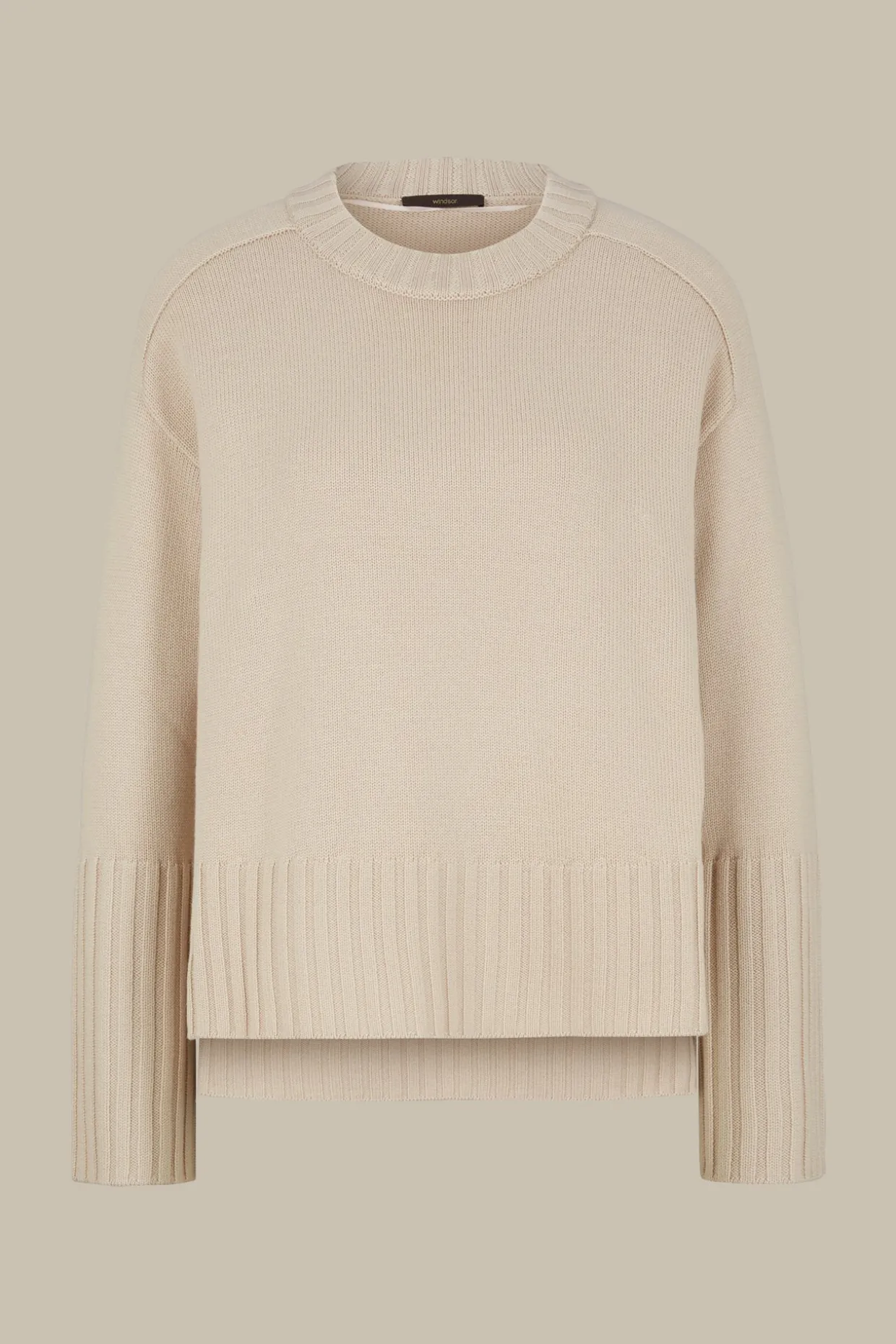 Merino-Strick-Pullover In