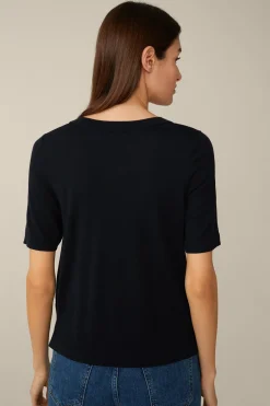 Merino-Strick-Shirt In