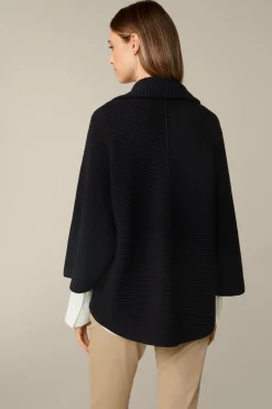 Merino-Strick-Zip-Cardigan In