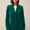 Samt-Blazer In