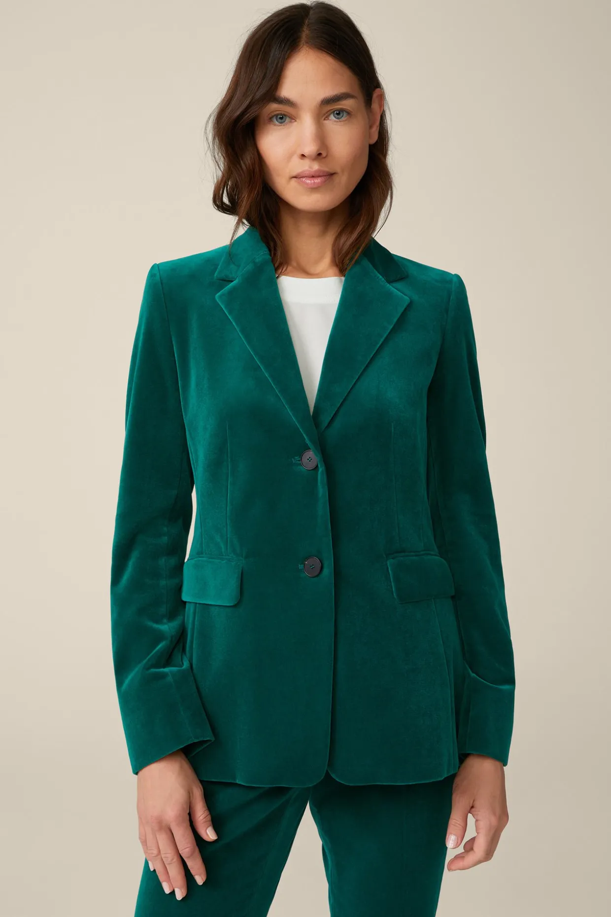 Samt-Blazer In