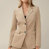 Samt-Blazer In