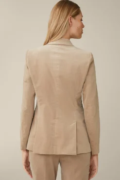 Samt-Blazer In