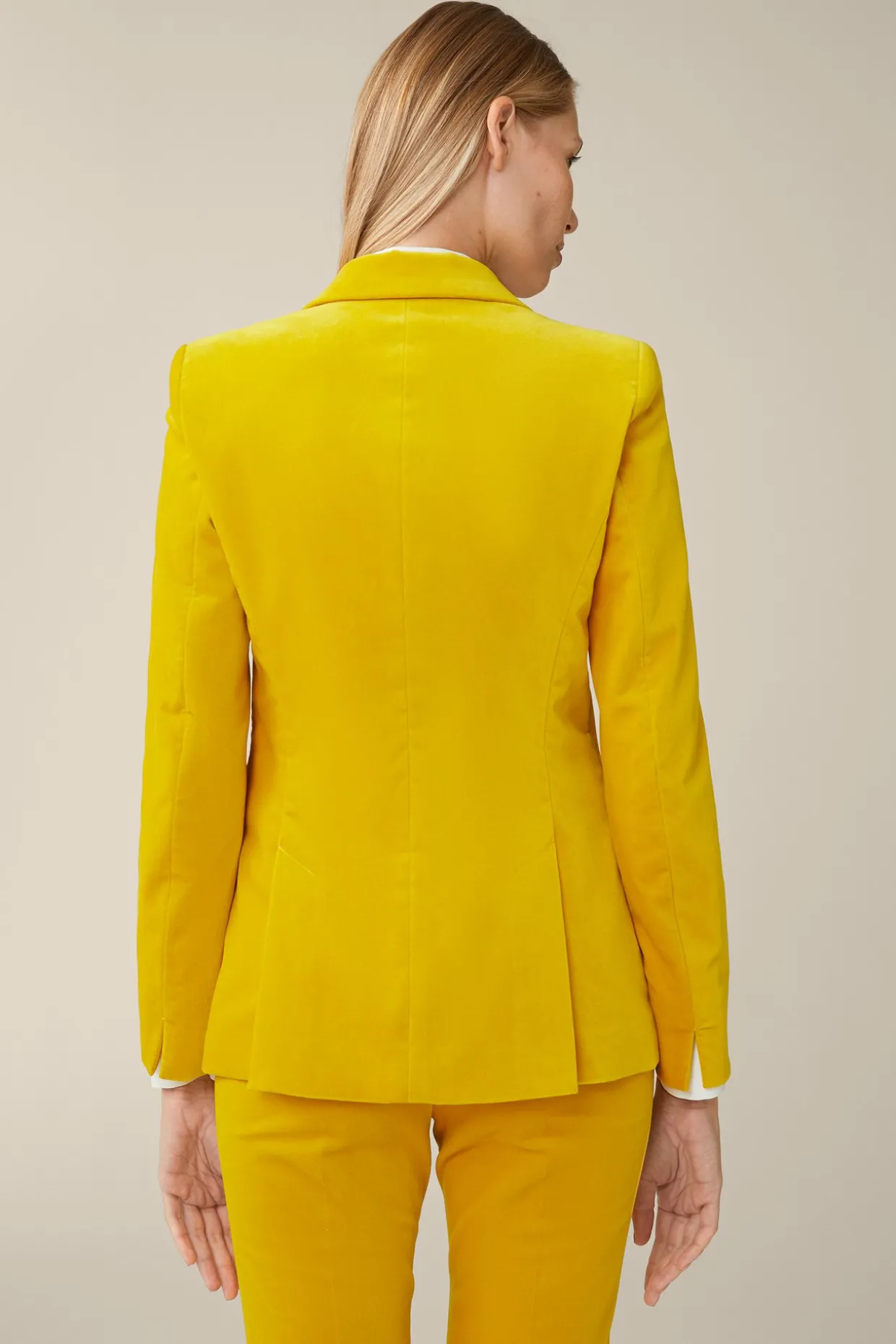 Samt-Blazer In