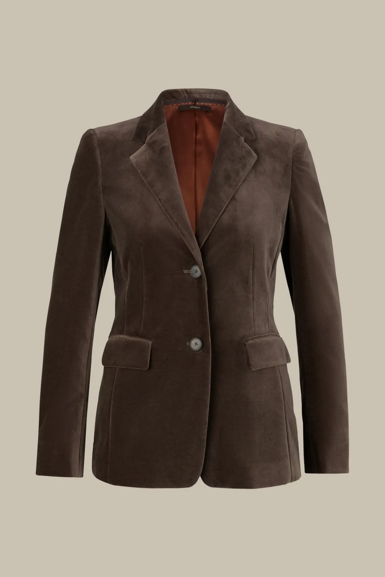Samt-Blazer In