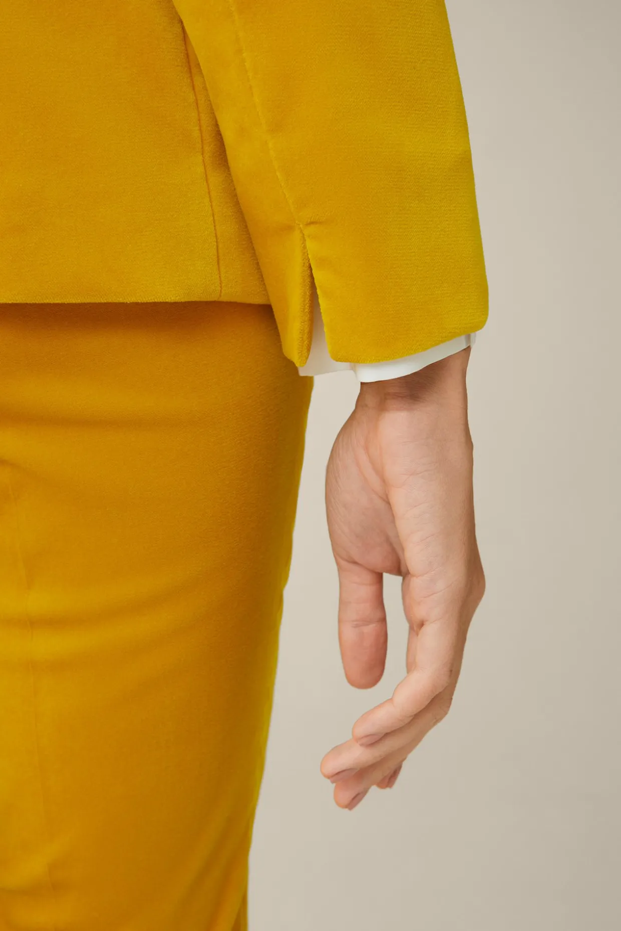 Samt-Blazer In