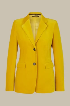 Samt-Blazer In