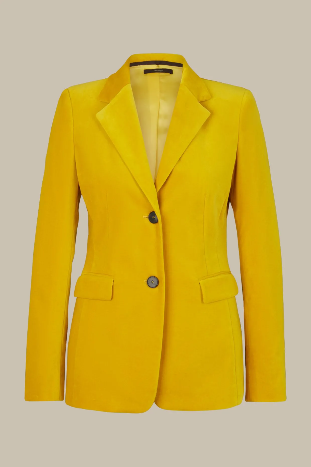 Samt-Blazer In