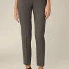 Schurwoll-Anzug-Hose In Taupe