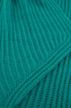 Schurwoll-Cashmere-Schal In Smaragd