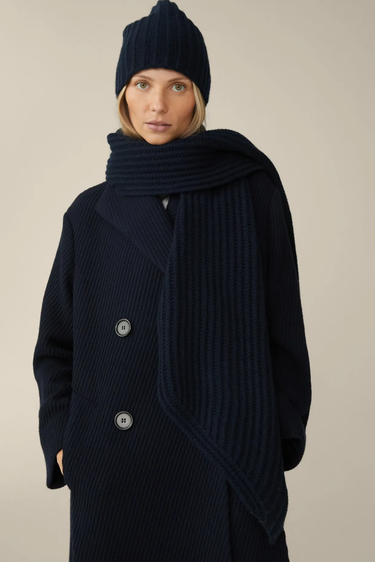 Schurwoll-Cashmere-Schal In