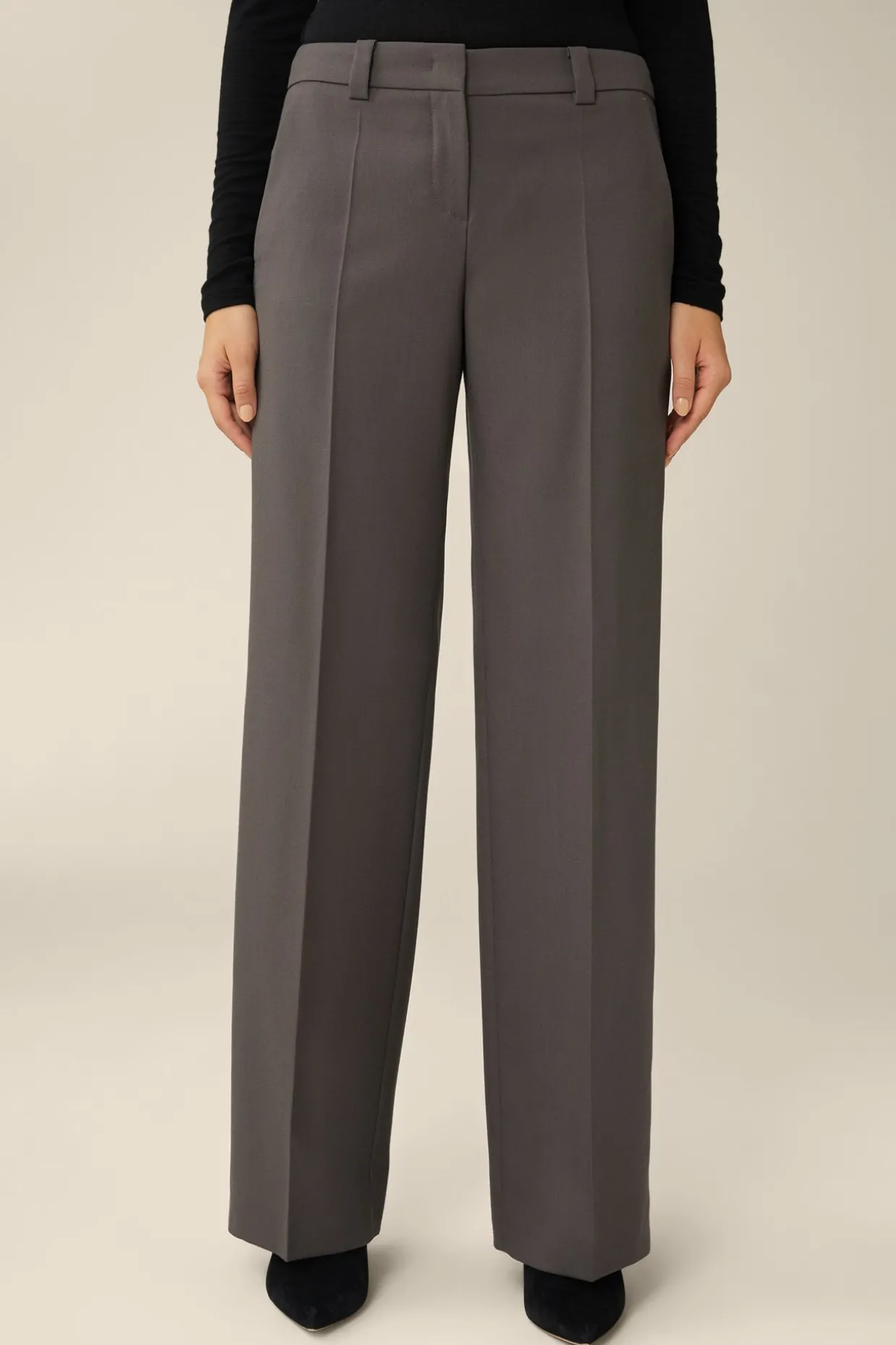 Schurwoll-Marlene-Hose In