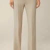 Schurwollmix-Twill-Marlene-Hose In
