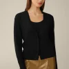 Schurwoll-Seidenmix-Cardigan In