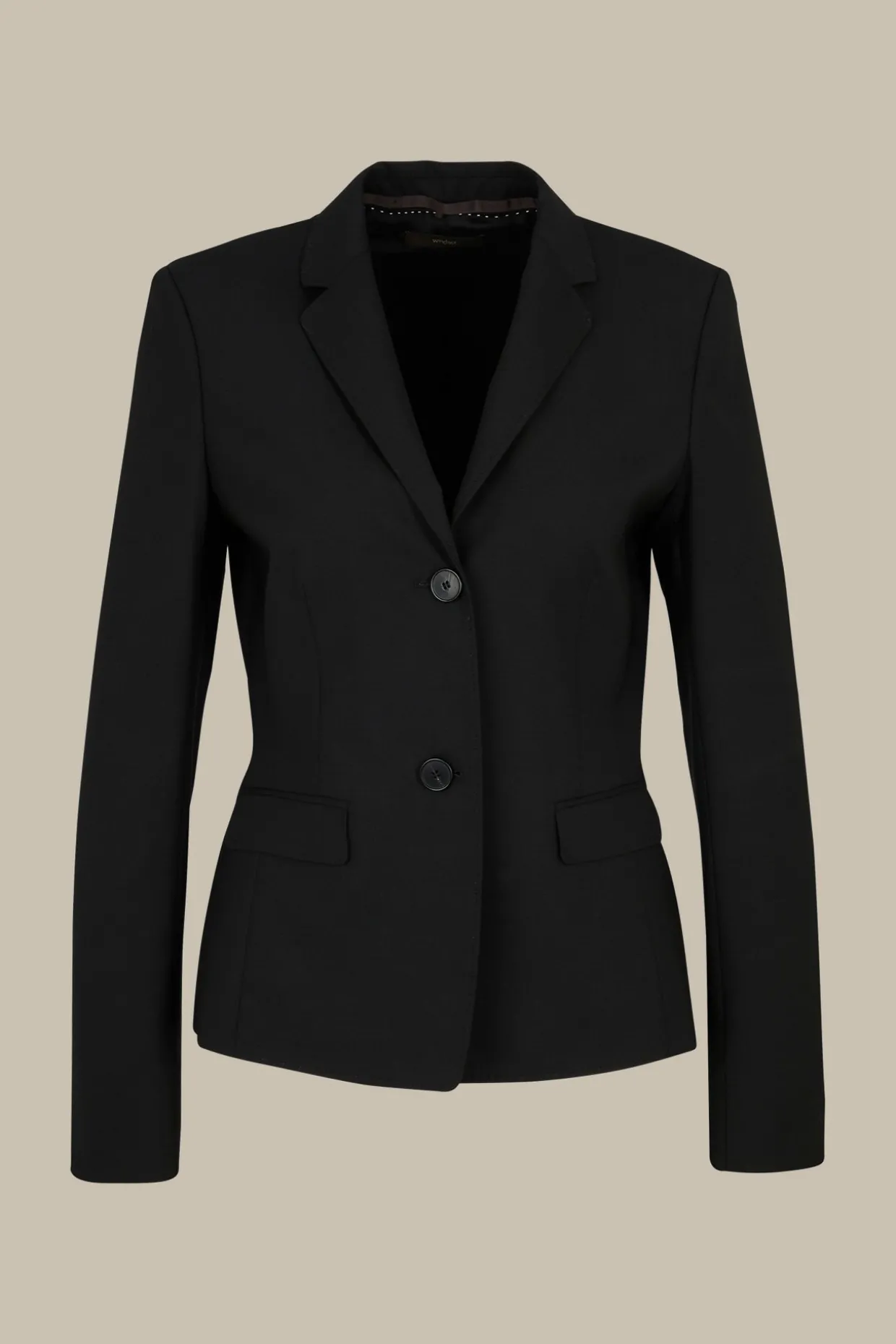 Schurwoll-Stretch-Blazer In