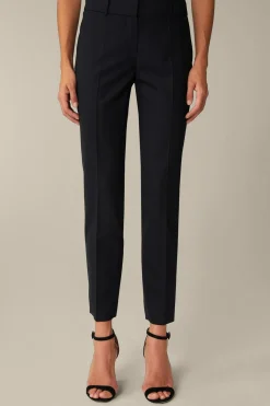 Schurwoll-Stretch-Hose In