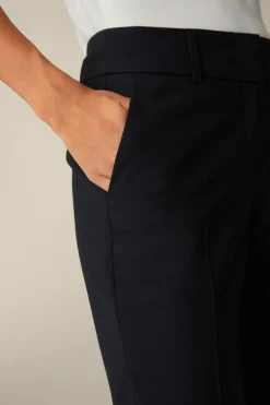 Schurwoll-Stretch-Hose In