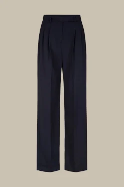 Schurwollstretch-Marlene-Hose In
