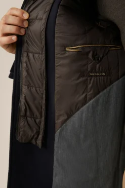 Stehkragen-Mantel Rivano Mit Cashmere Und Lammfellkragen In