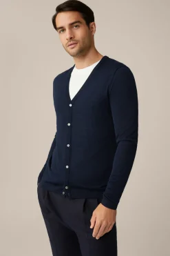 Strick-Cardigan Nando Mit Seide Und Cashmere In