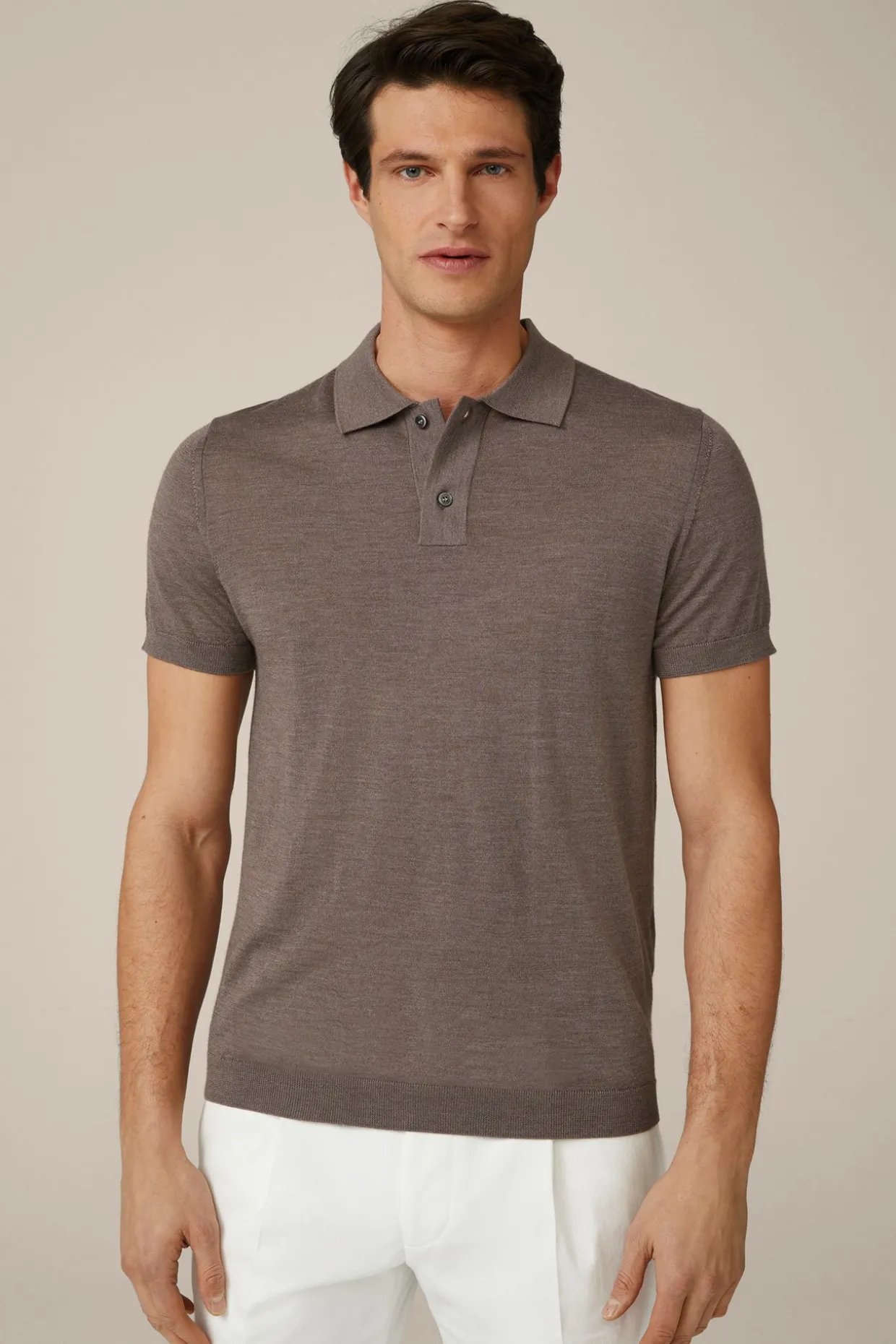 Strick-Poloshirt Nando In