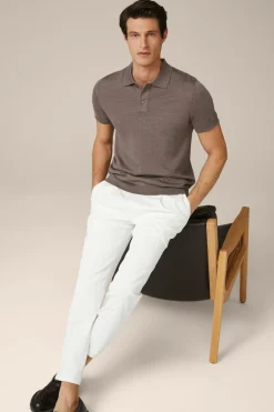 Strick-Poloshirt Nando In