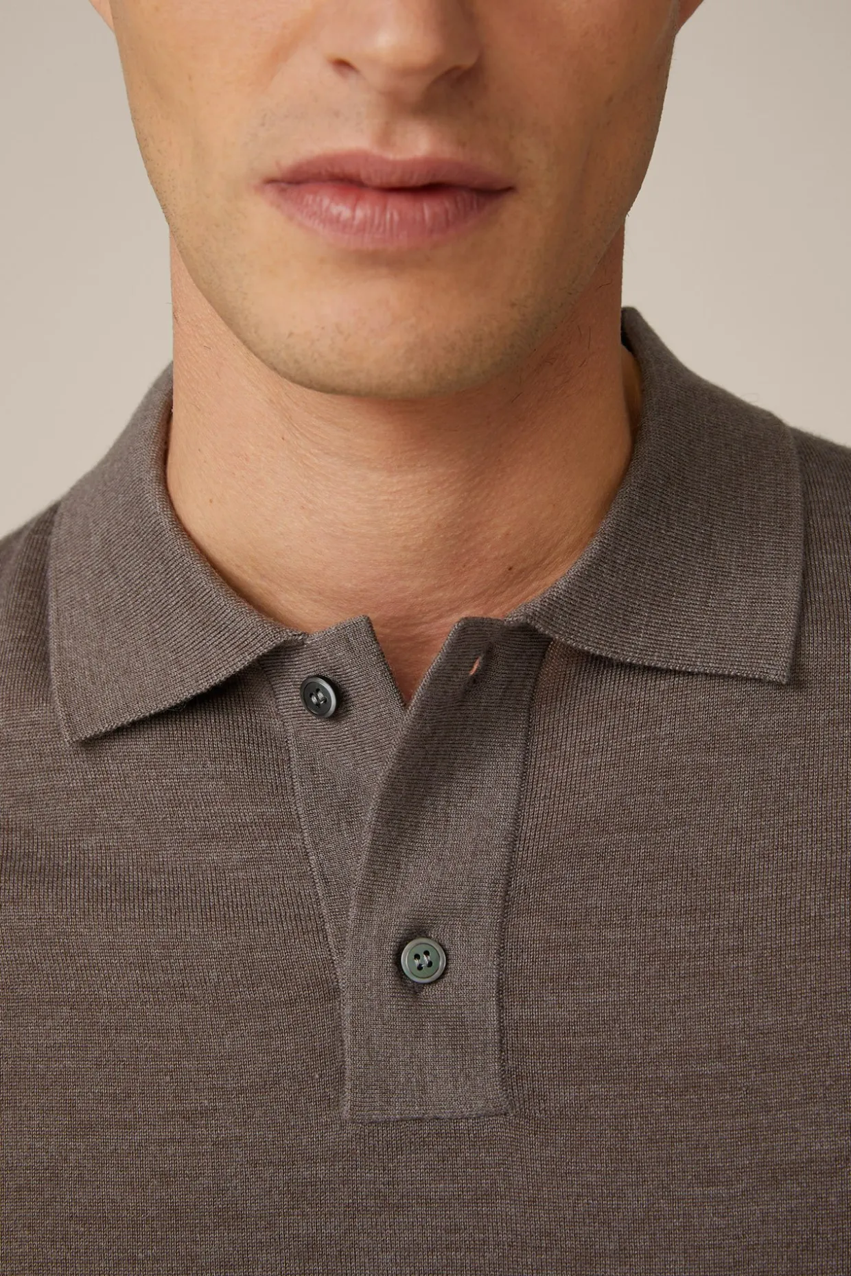Strick-Poloshirt Nando In