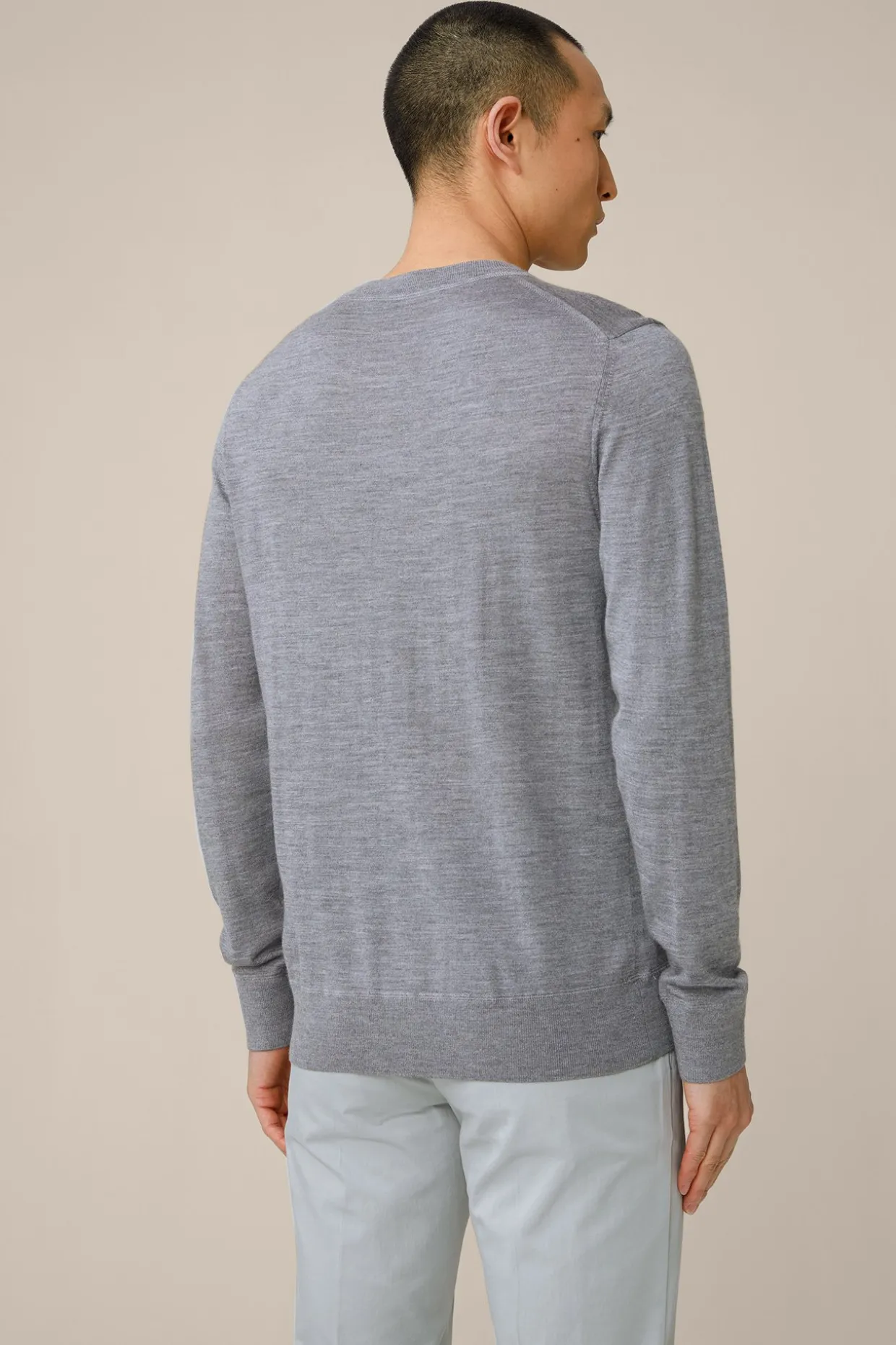 Strick-Pullover Nando Mit Seide Und Cashmere In
