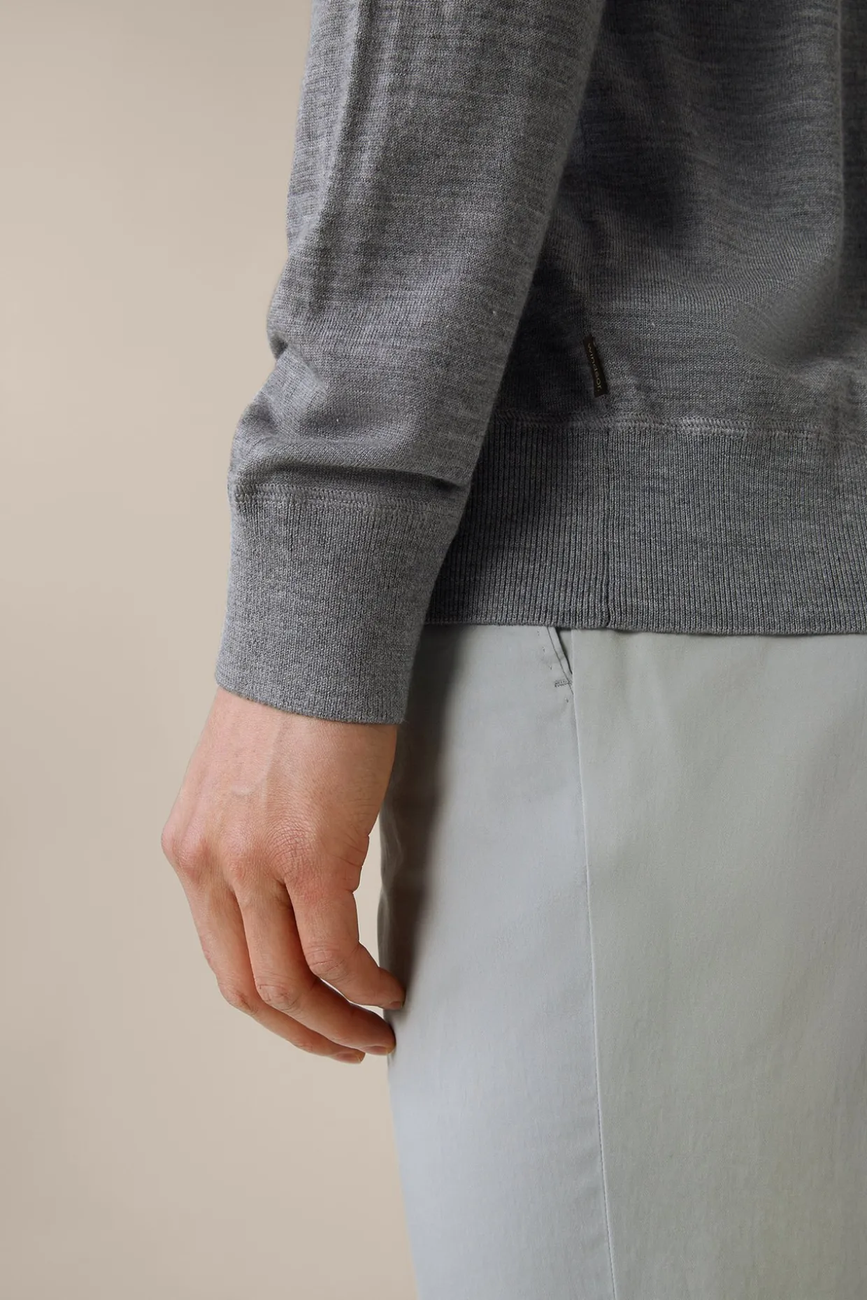 Strick-Pullover Nando Mit Seide Und Cashmere In