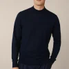 Strick-Stehkragen-Pullover Nando Mit Seide Und Cashmere In
