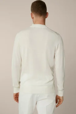 Strick-Stehkragen-Pullover Nando Mit Seide Und Cashmere In