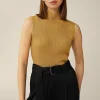 Strick-Top Mit Lurex In