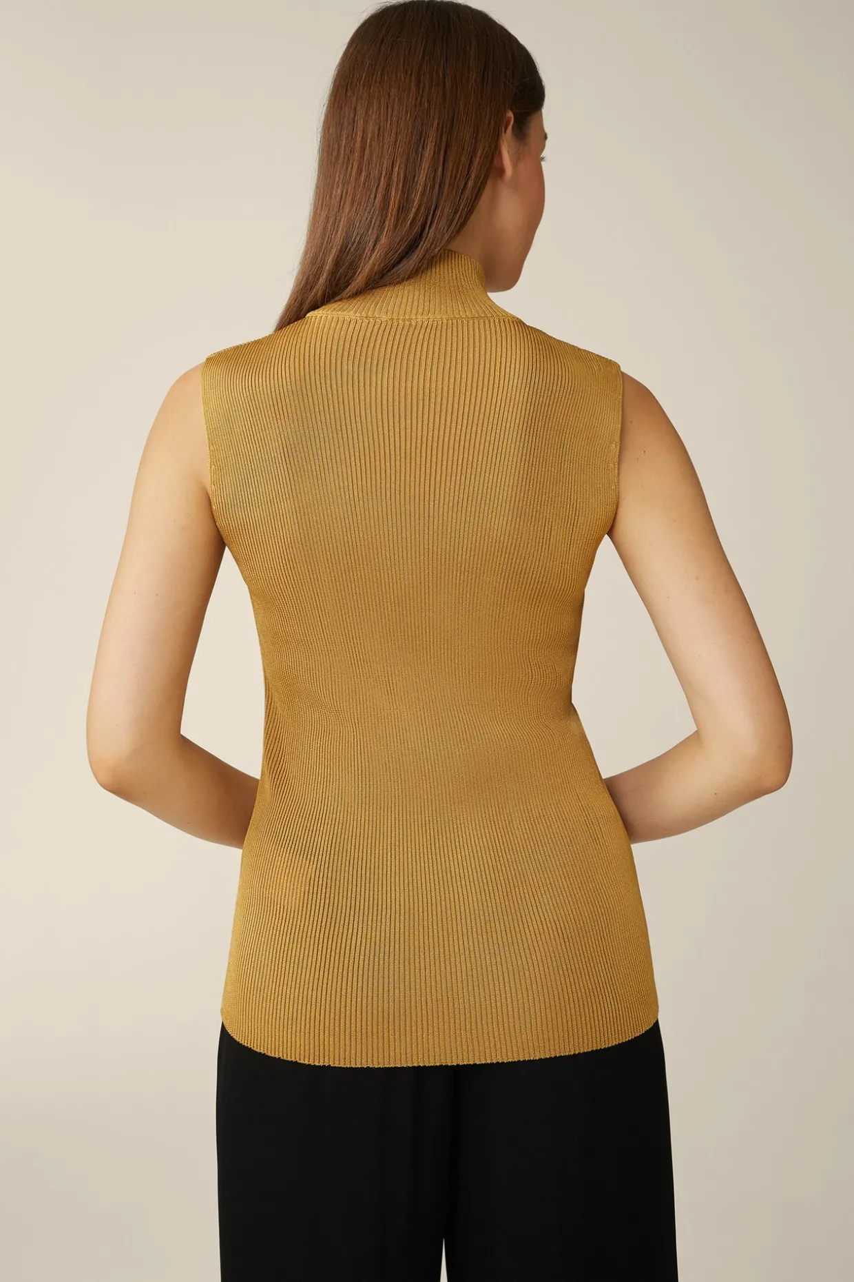 Strick-Top Mit Lurex In