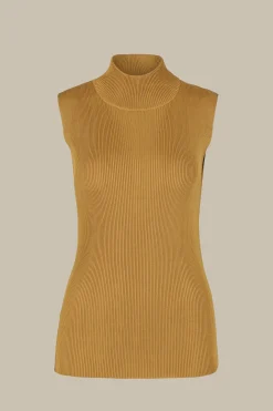Strick-Top Mit Lurex In
